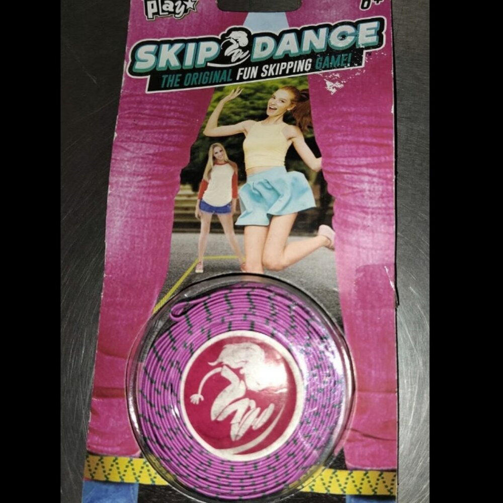 Pink Skip Dance Skipping Game By Anker Play~New Other On Card See Pictures Descr
